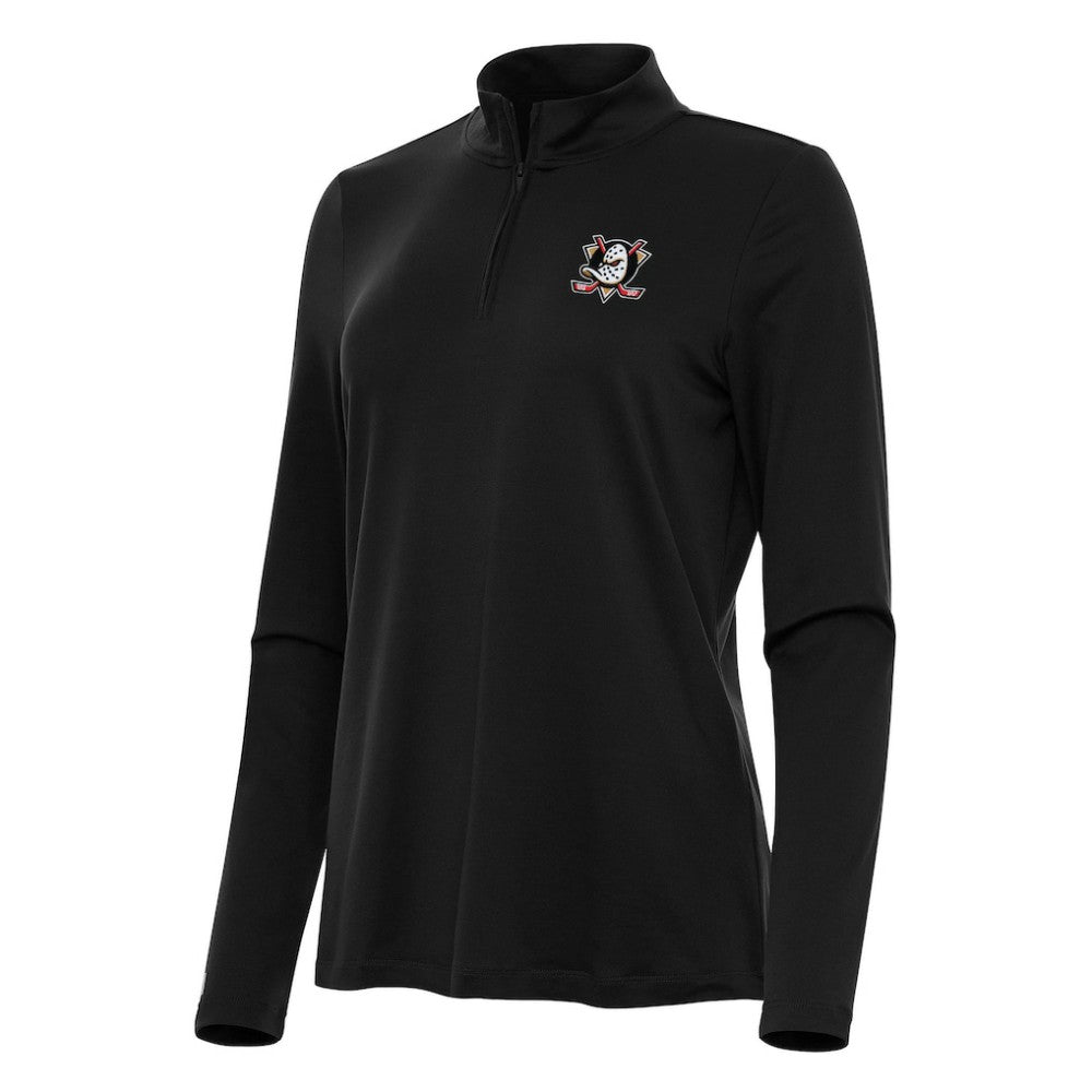 Anaheim Ducks Antigua Women's Reprocess Quarter-Zip Top Discount