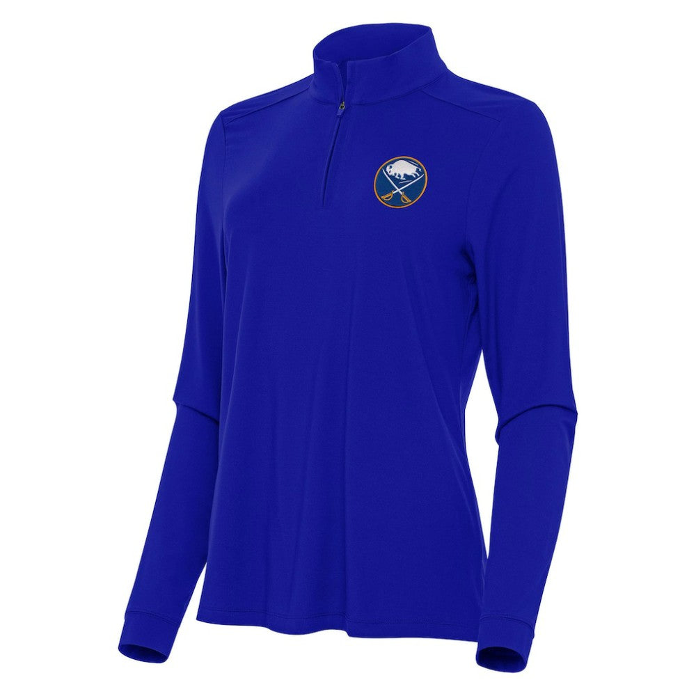 Buffalo Sabres Antigua Women's Intent Quarter-Zip Top On Sale