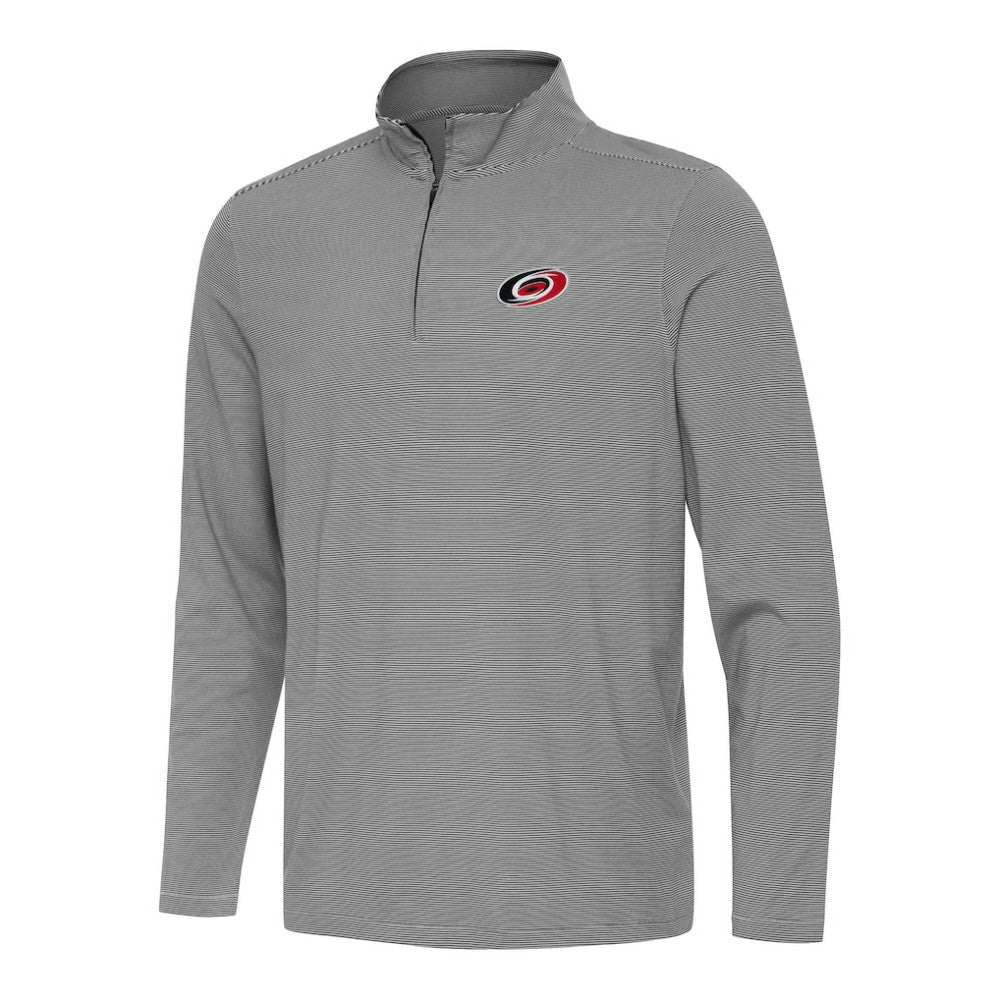 Carolina Hurricanes Antigua Twine Quarter-Zip Top On Sale