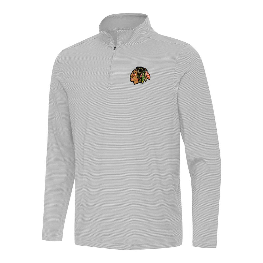 Chicago Blackhawks Antigua Twine Quarter-Zip Top Sale
