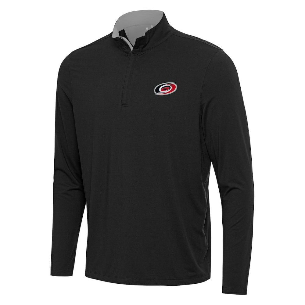 Carolina Hurricanes Antigua Content Quarter-Zip Pullover Top Sale