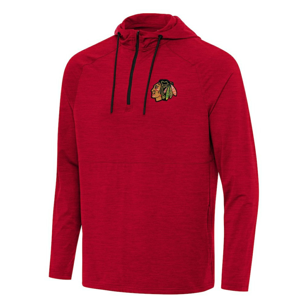 Chicago Blackhawks Antigua Spikes Quarter-Zip Hoodie Discount