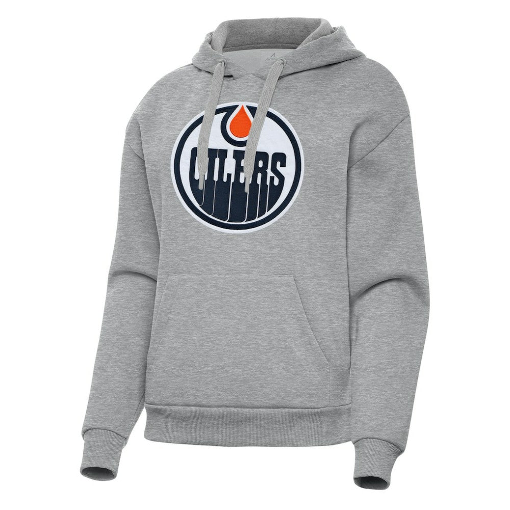 Edmonton Oilers Antigua Women's Victory Pullover Hoodie Discount