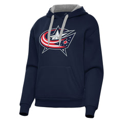Columbus Blue Jackets Antigua Women's Victory Pullover Hoodie Online