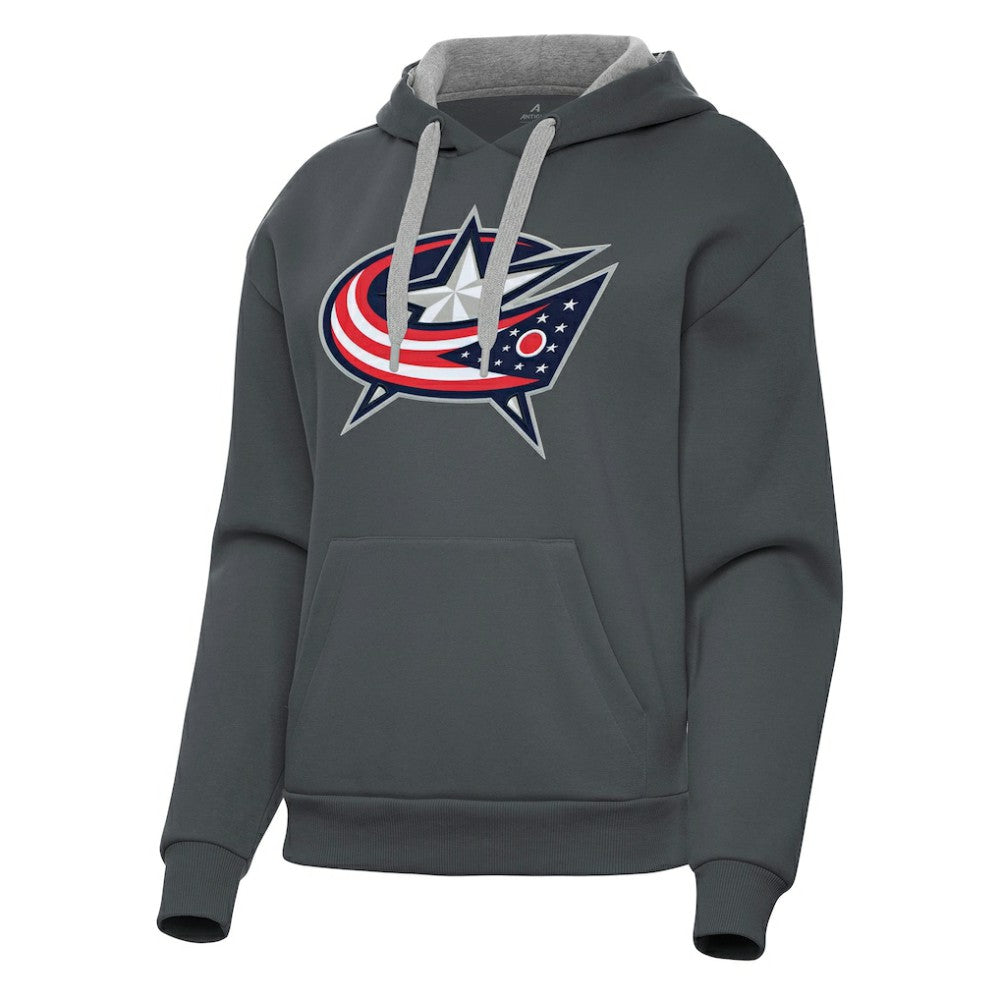 Columbus Blue Jackets Antigua Women's Victory Pullover Hoodie Outlet