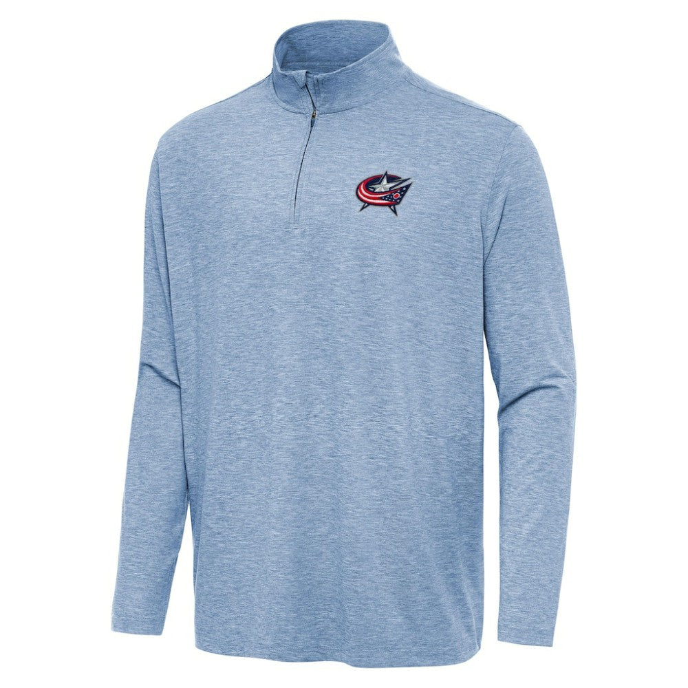 Columbus Blue Jackets Antigua Hunk Quarter-Zip Top Online
