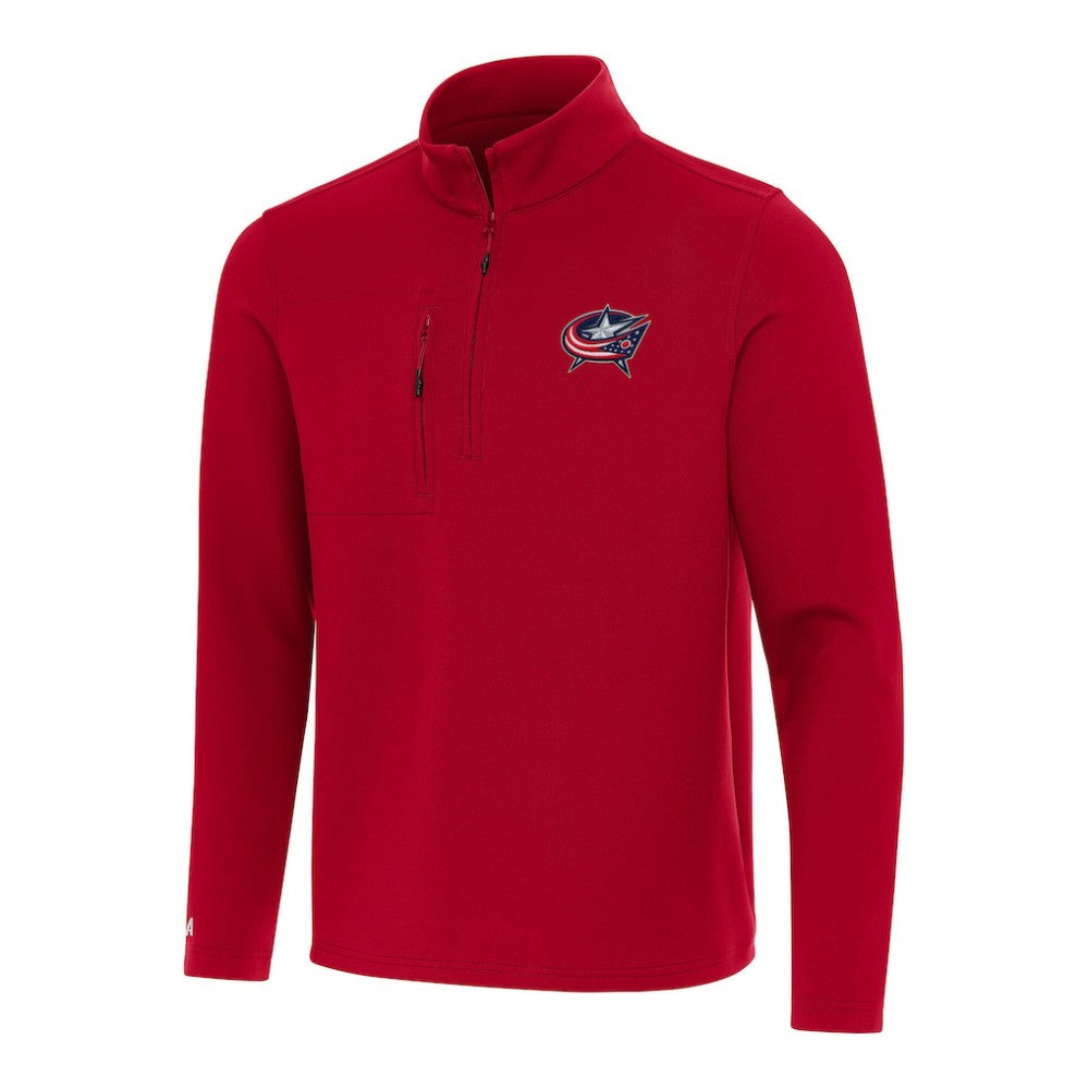 Columbus Blue Jackets Antigua Insider Quarter-Zip Top For Sale