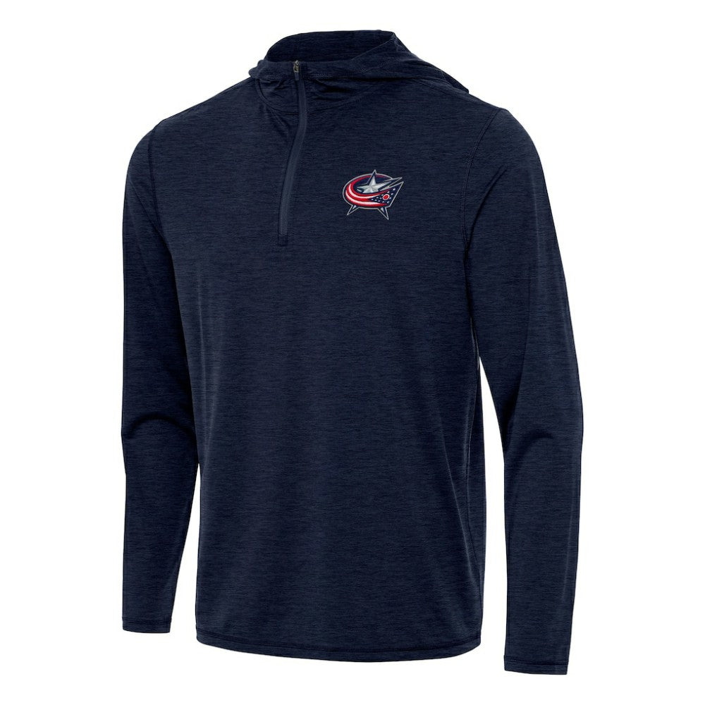Columbus Blue Jackets Antigua Tidy Quarter-Zip Hoodie Discount