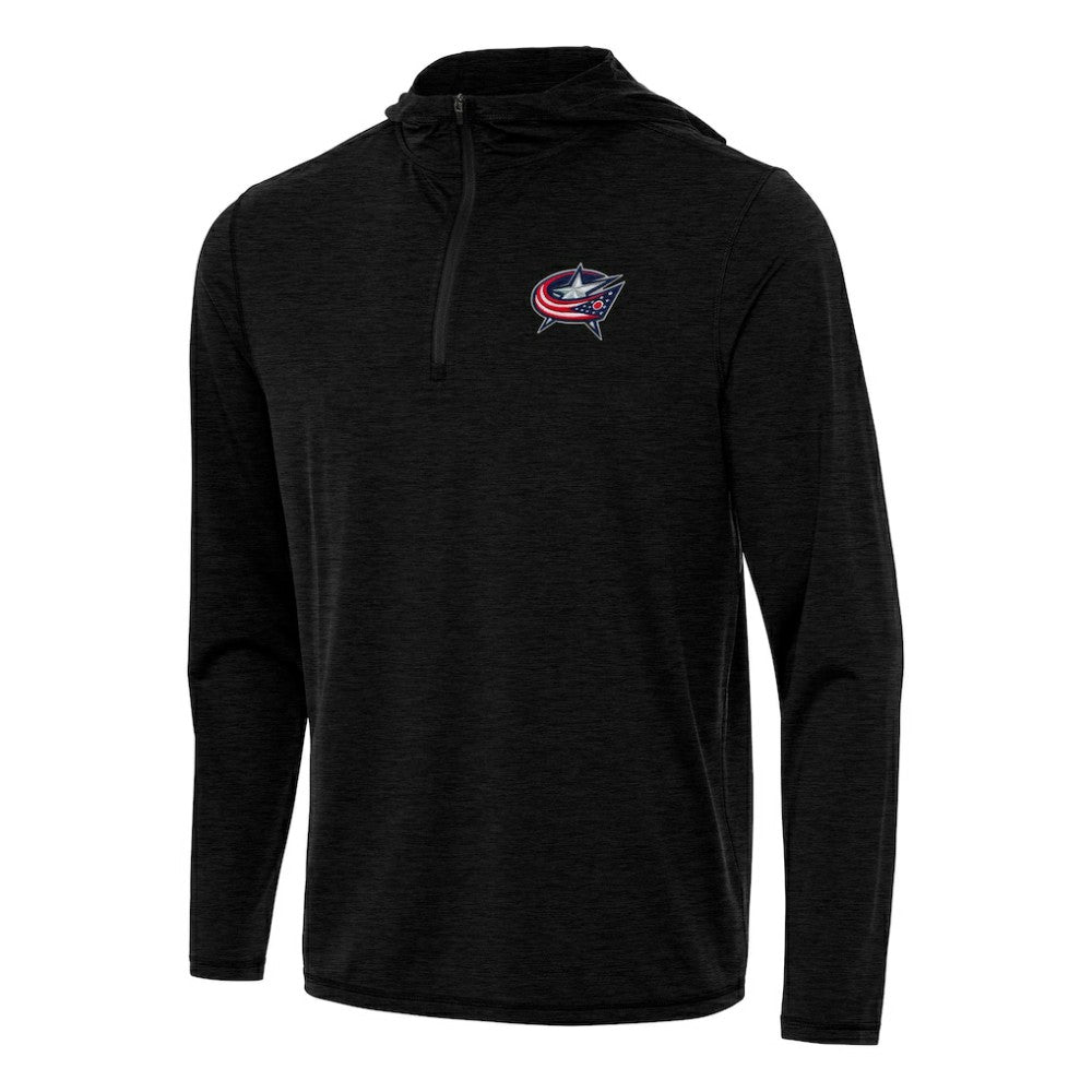 Columbus Blue Jackets Antigua Tidy Quarter-Zip Hoodie On Sale