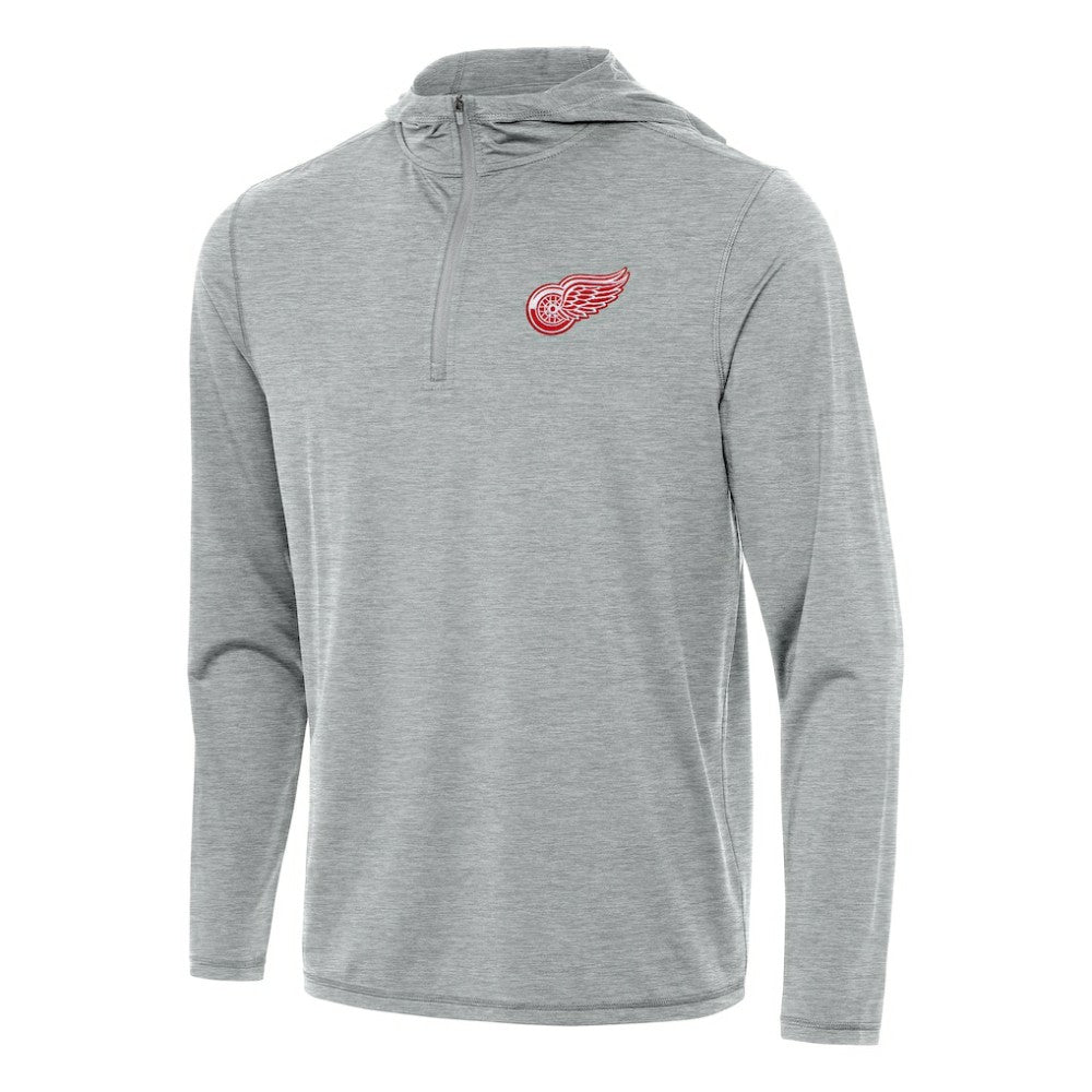 Detroit Red Wings Antigua Tidy Quarter-Zip Hoodie On Sale