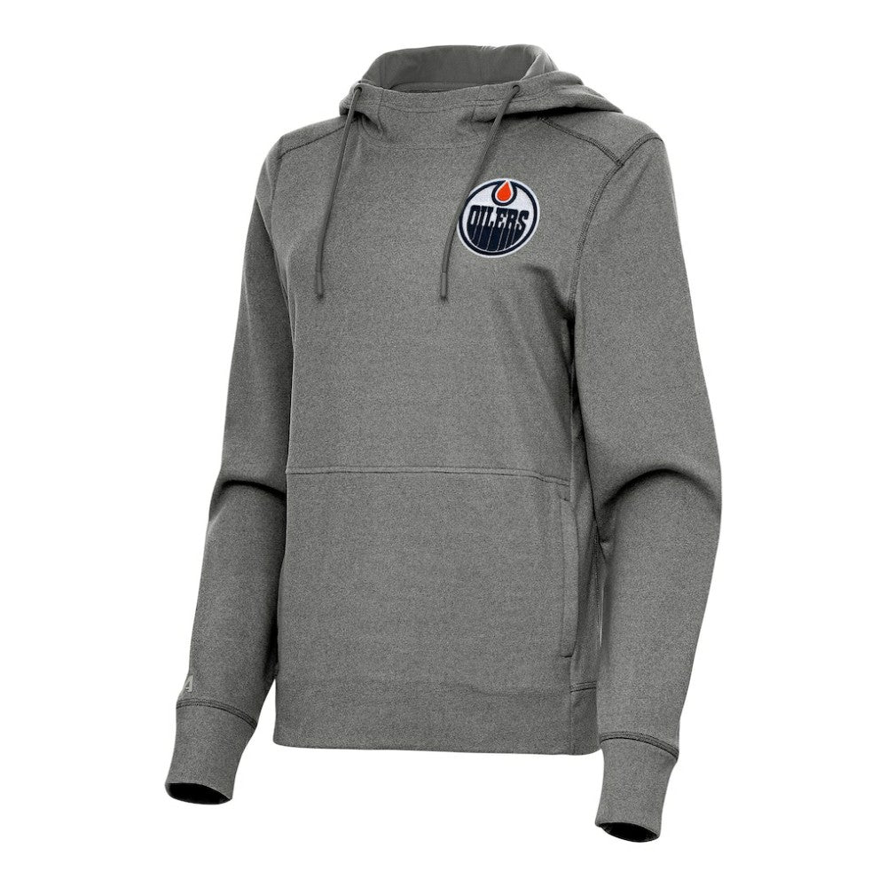 Edmonton Oilers Antigua Women's Justice Pullover Hoodie Online
