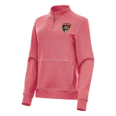 Florida Panthers Antigua Women's Crush Quarter-Zip Fleece Sweatshirt On Sale