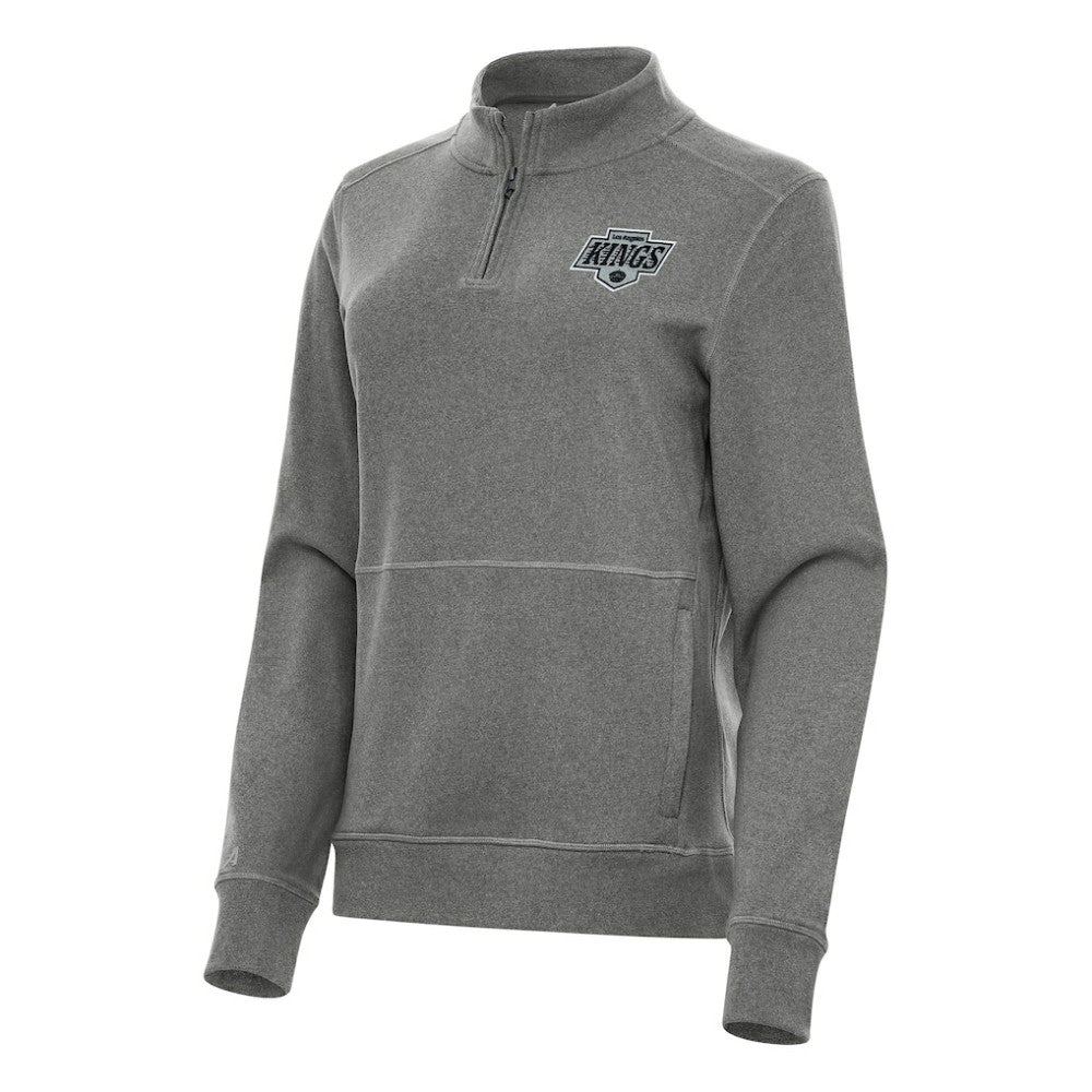 Los Angeles Kings Antigua Women's Crush Quarter-Zip Fleece Sweatshirt Sale