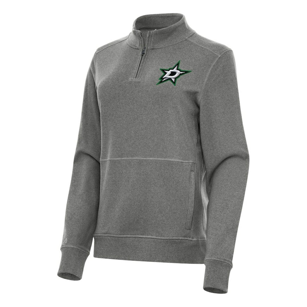 Dallas Stars Antigua Women's Crush Quarter-Zip Fleece Sweatshirt Outlet