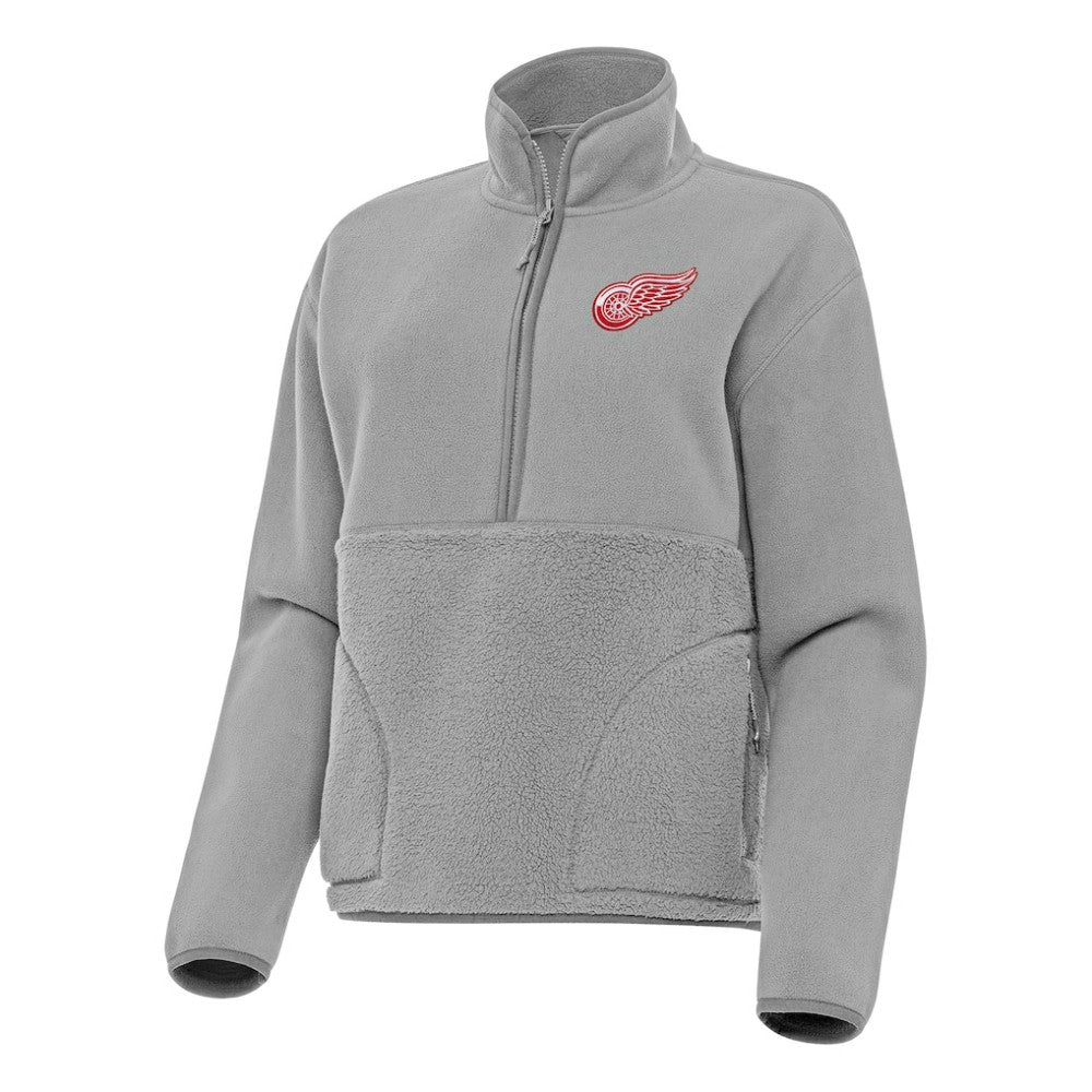 Detroit Red Wings Antigua Women's Figure Half-Zip Pullover Sweatshirt Discount