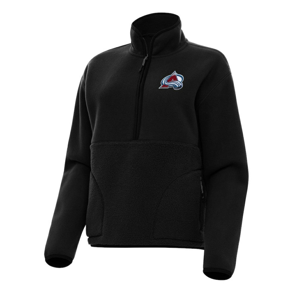 Colorado Avalanche Antigua Women's Figure Half-Zip Pullover Sweatshirt Online