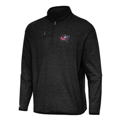 Columbus Blue Jackets Antigua Certain Quarter-Zip Tri-Blend Sweatshirt Discount
