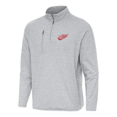 Detroit Red Wings Antigua Certain Quarter-Zip Tri-Blend Sweatshirt On Sale