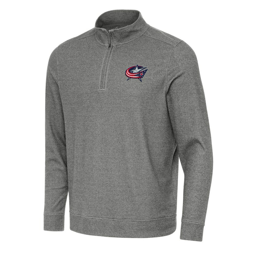 Columbus Blue Jackets Antigua Subtle Quarter-Zip Sweatshirt Discount