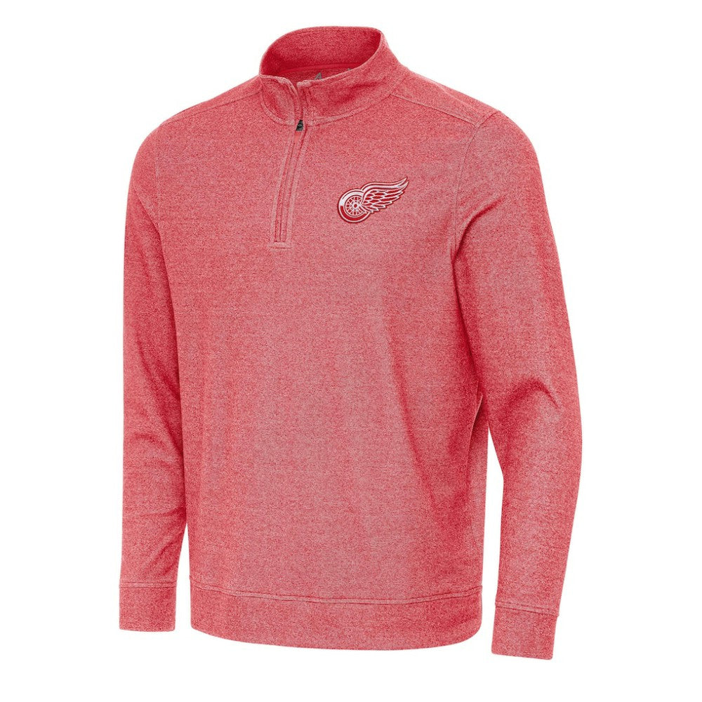 Detroit Red Wings Antigua Subtle Quarter-Zip Sweatshirt Discount