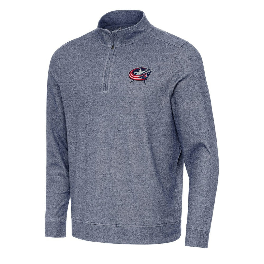 Columbus Blue Jackets Antigua Subtle Quarter-Zip Sweatshirt Outlet