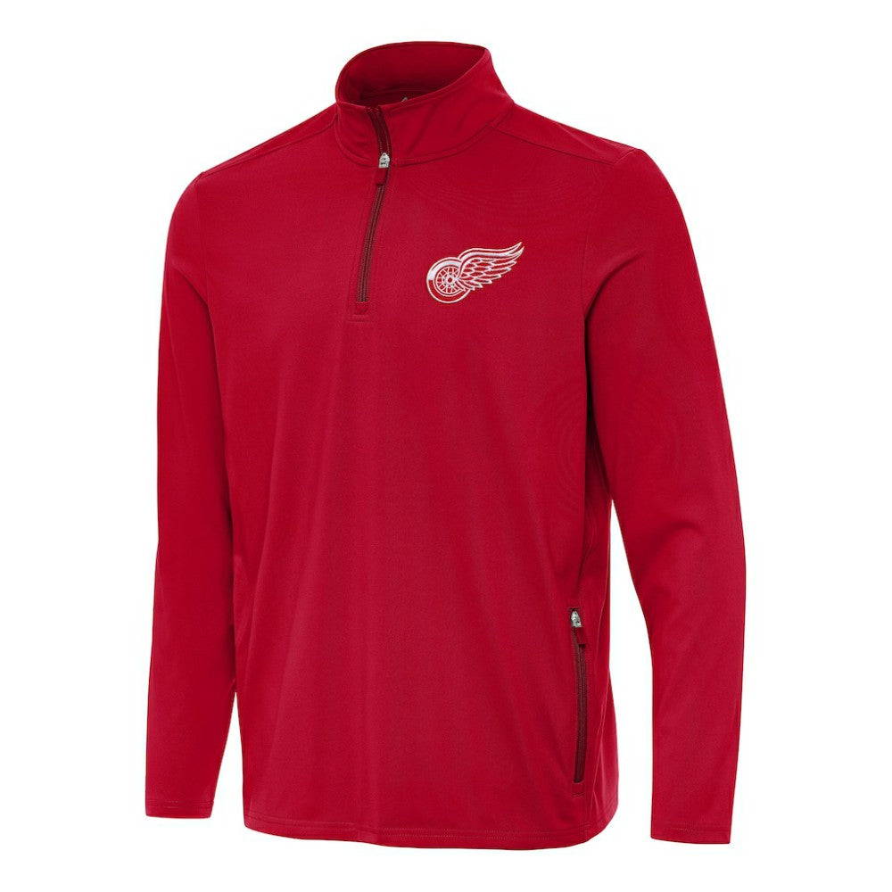 Detroit Red Wings Antigua Perilous Quarter-Zip Sweatshirt Outlet