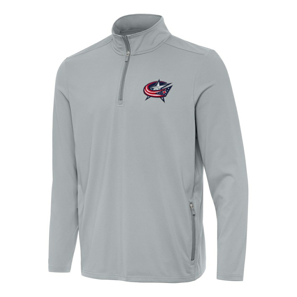 Columbus Blue Jackets Antigua Perilous Quarter-Zip Sweatshirt Online