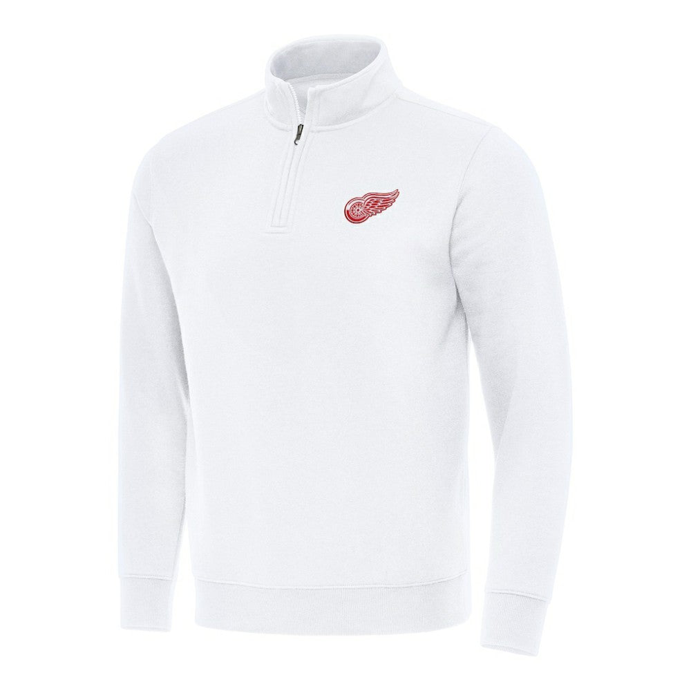 Detroit Red Wings Antigua Victory Quarter-Zip Mock Sweatshirt Sale