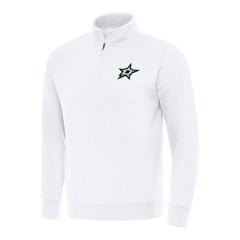 Dallas Stars Antigua Victory Quarter-Zip Mock Sweatshirt On Sale