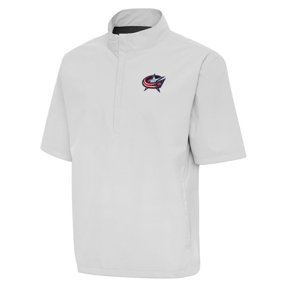 Columbus Blue Jackets Antigua Brisk Quarter-Zip Windbreaker Online