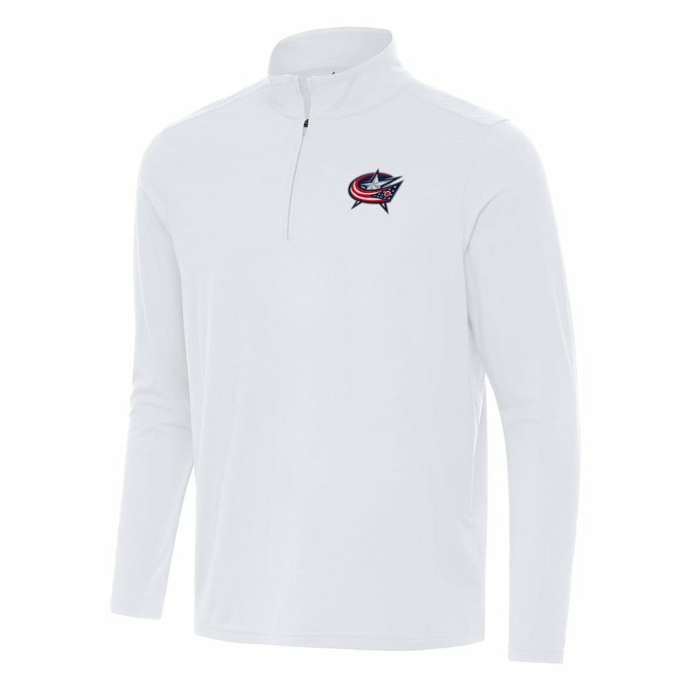 Columbus Blue Jackets Antigua Intent Quarter-Zip Top Sale