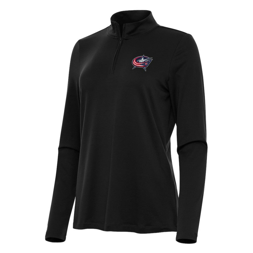 Columbus Blue Jackets Antigua Women's Reprocess Quarter-Zip Top Online