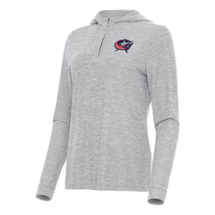Columbus Blue Jackets Antigua Women's Daybreak Quarter-Zip Hoodie Sale
