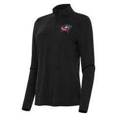Columbus Blue Jackets Antigua Women's Bright Quarter-Zip Top On Sale