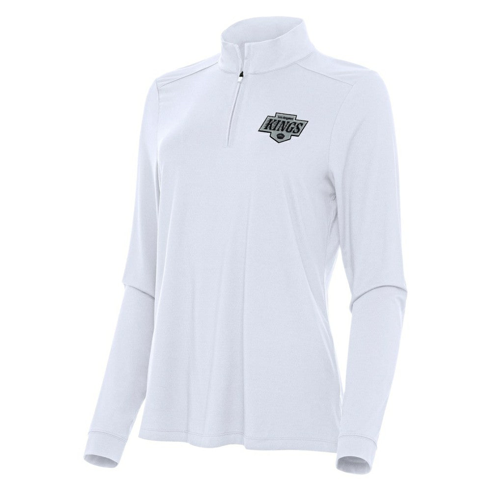 Los Angeles Kings Antigua Women's Intent Quarter-Zip Top On Sale