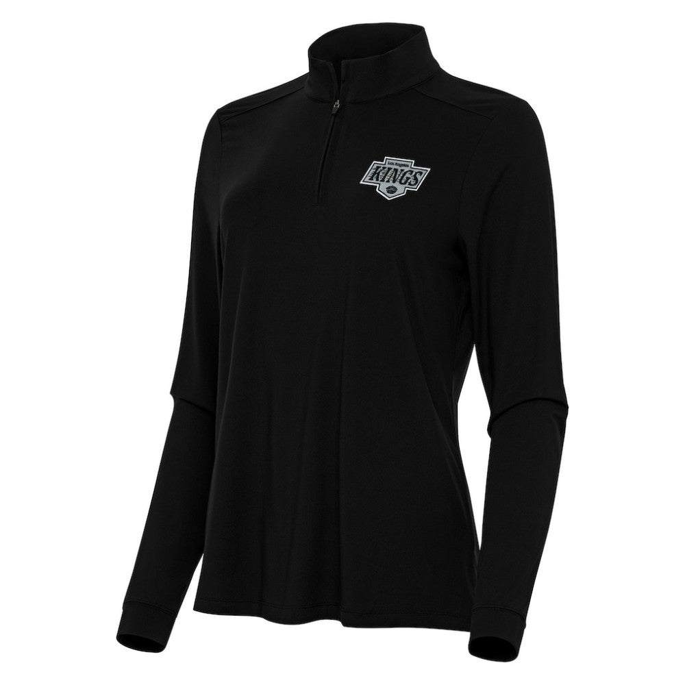 Los Angeles Kings Antigua Women's Intent Quarter-Zip Top On Sale