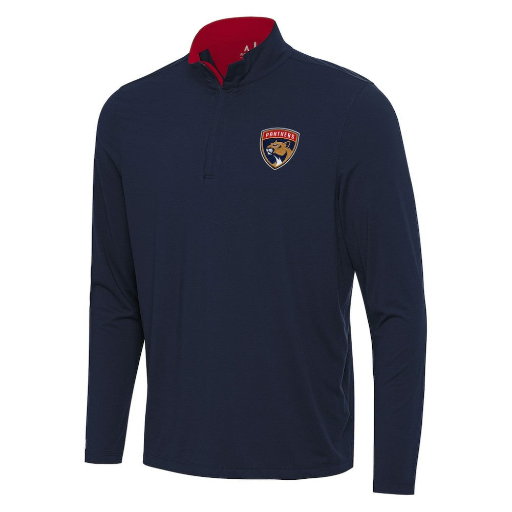 Florida Panthers Antigua Content Quarter-Zip Pullover Top For Sale