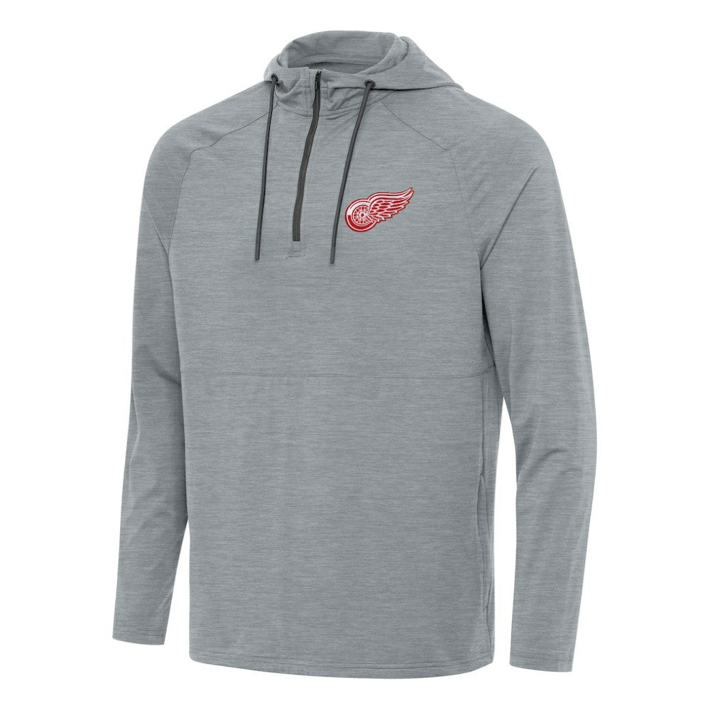 Detroit Red Wings Antigua Spikes Quarter-Zip Hoodie Outlet