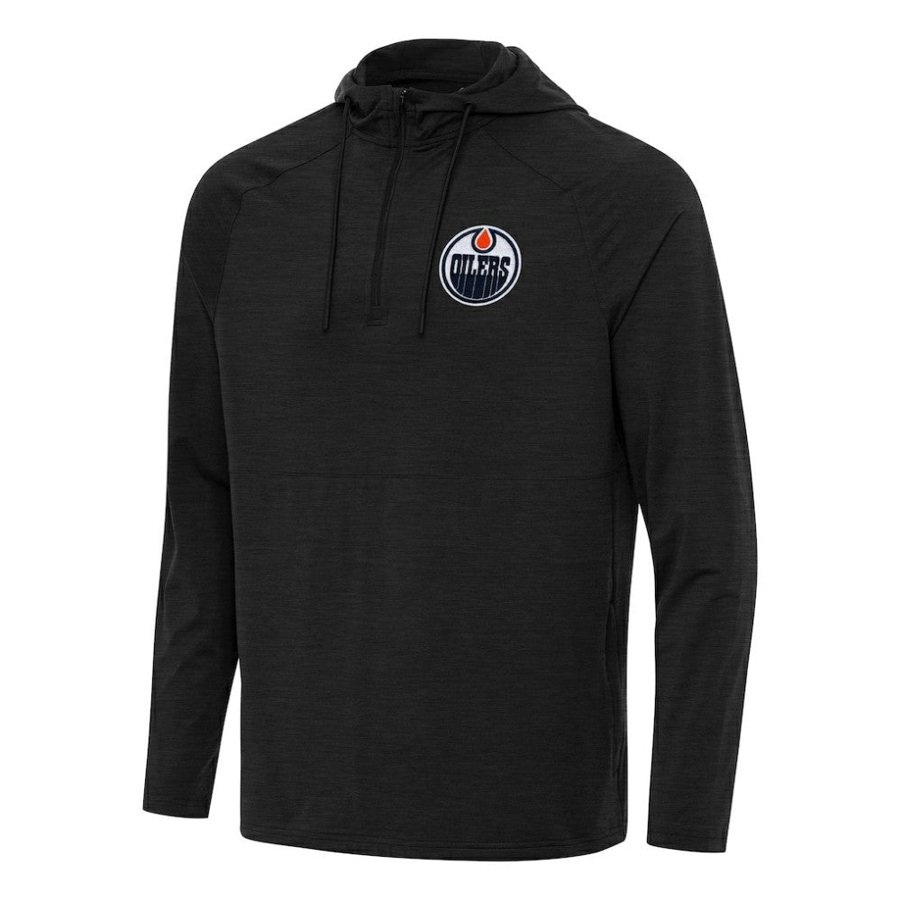 Edmonton Oilers Antigua Spikes Quarter-Zip Hoodie Discount
