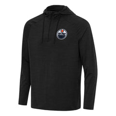 Edmonton Oilers Antigua Spikes Quarter-Zip Hoodie Discount