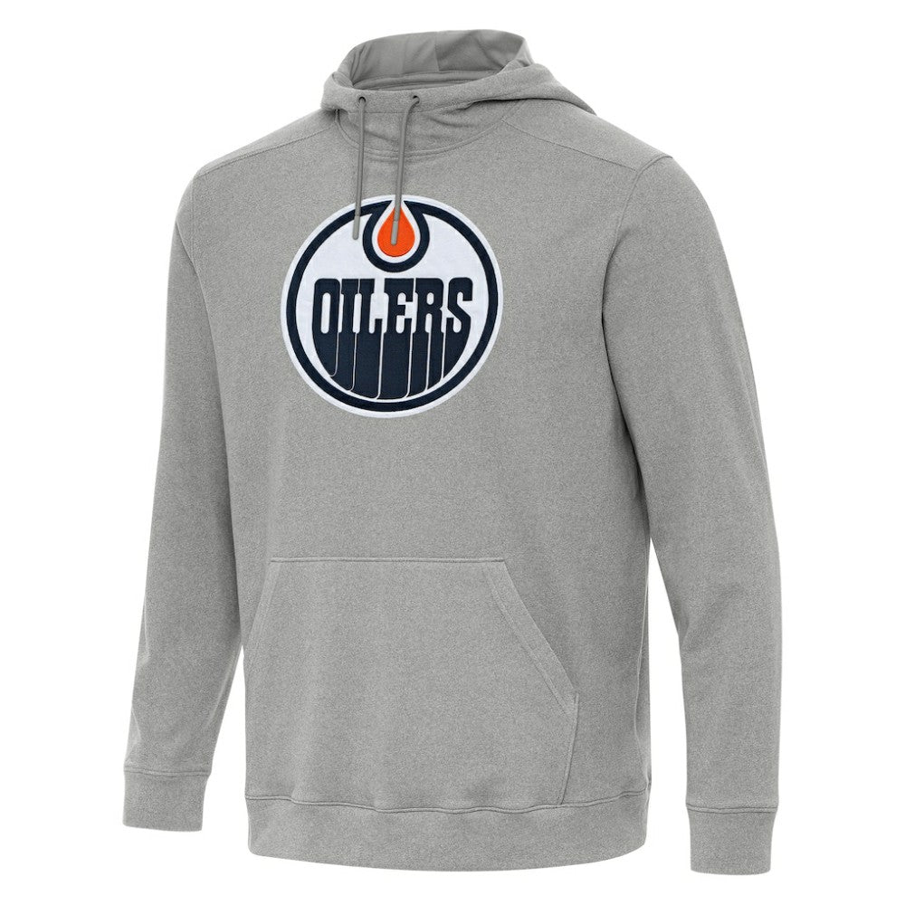 Edmonton Oilers Antigua Cloud Pullover Hoodie For Sale