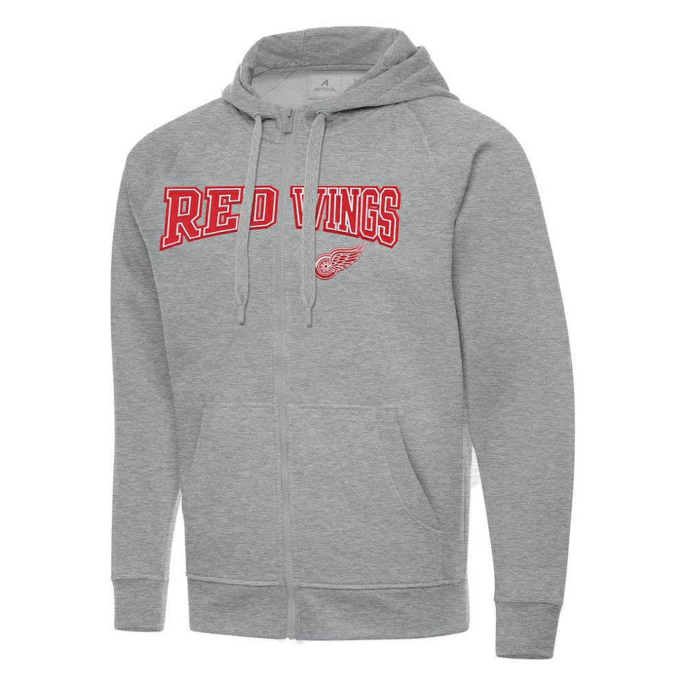 Detroit Red Wings Antigua Big & Tall Victory Full-Zip Hoodie On Sale