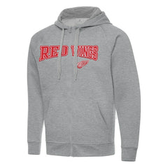 Detroit Red Wings Antigua Big & Tall Victory Full-Zip Hoodie On Sale