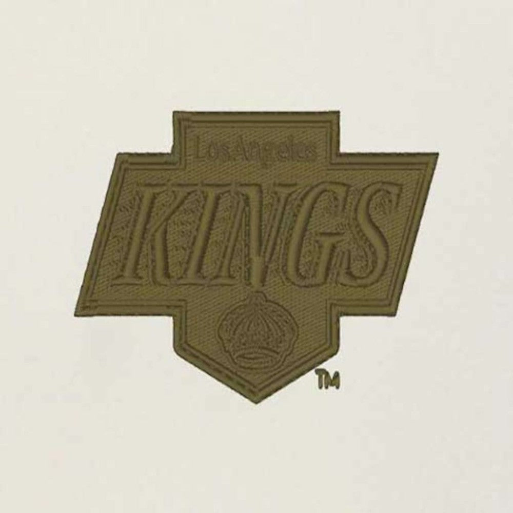 Los Angeles Kings Antigua Intrepid Sand Raglan Long Sleeve Hoodie T-Shirt Outlet