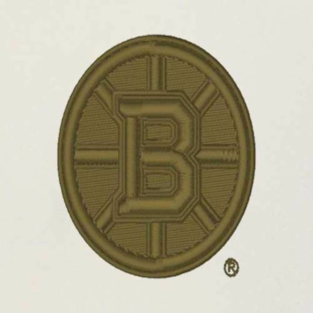 Boston Bruins Antigua Intrepid Sand Raglan Long Sleeve Hoodie T-Shirt Outlet