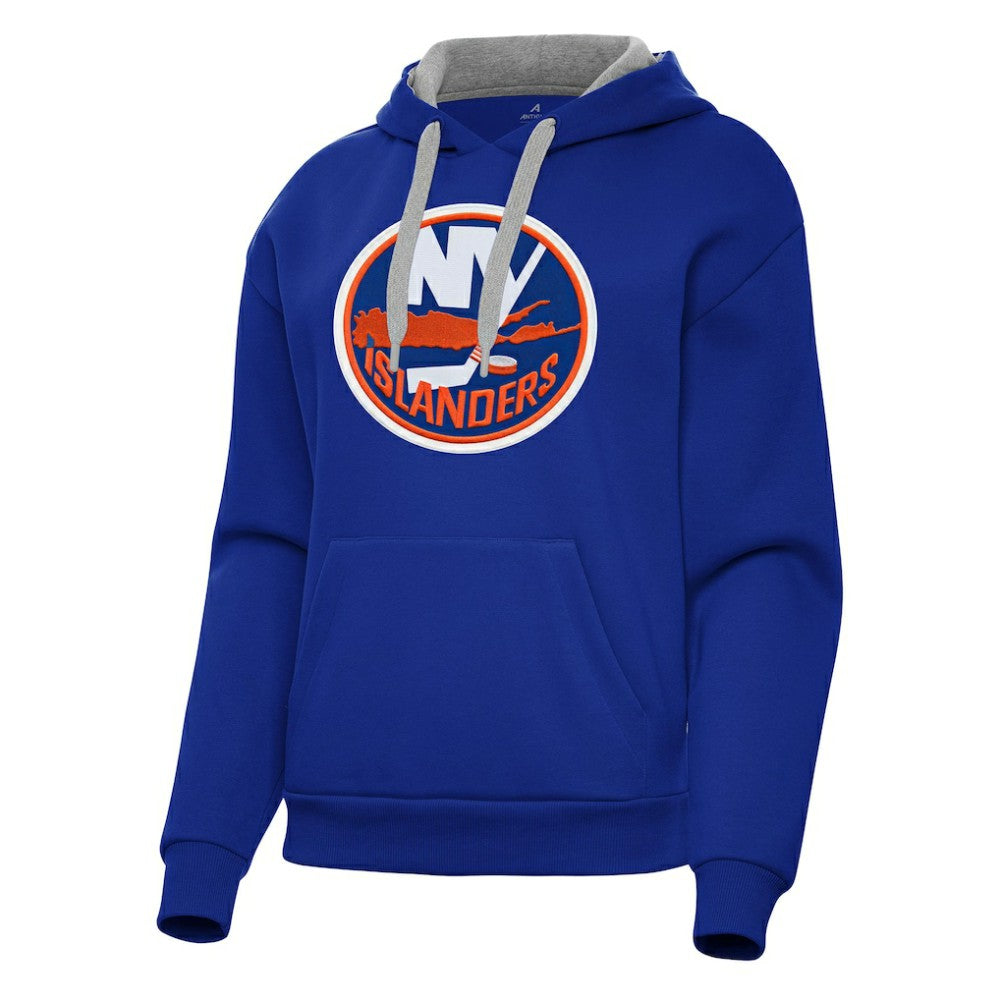 New York Islanders Antigua Women's Victory Pullover Hoodie On Sale