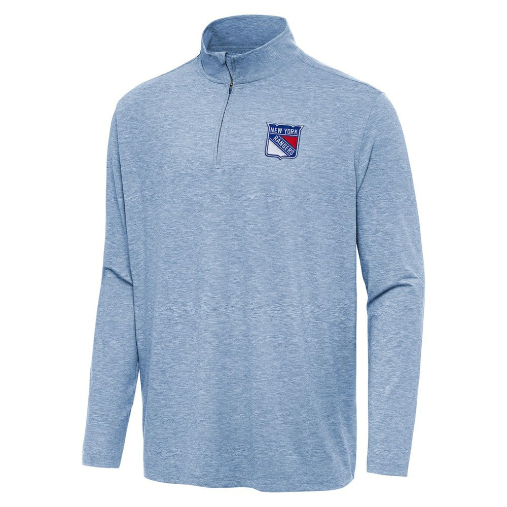 New York Rangers Antigua Hunk Quarter-Zip Top Outlet
