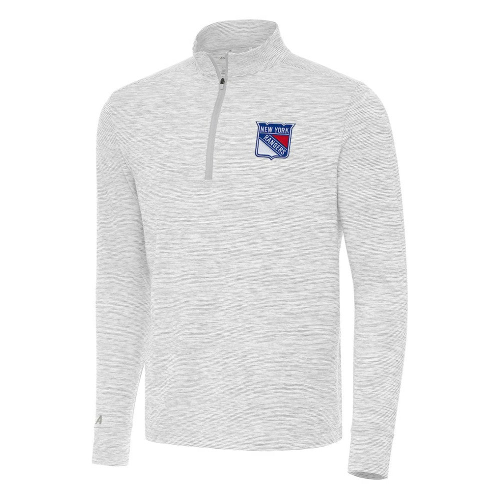 New York Rangers Antigua Cause Quarter-Zip Top Discount