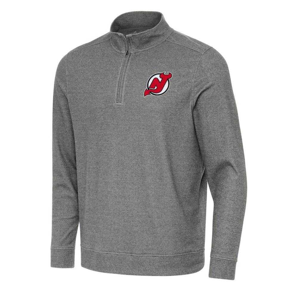 New Jersey Devils Antigua Subtle Quarter-Zip Sweatshirt Discount