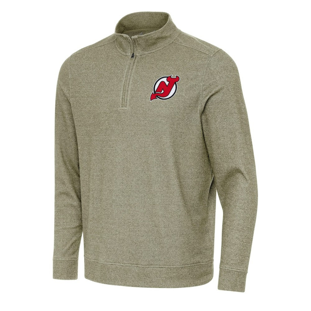 New Jersey Devils Antigua Subtle Quarter-Zip Sweatshirt For Sale